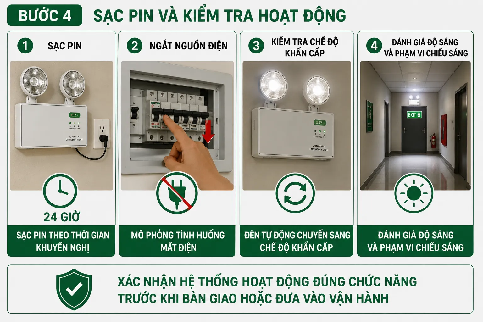 Sạc pin và kiểm tra hoạt động Sạc pin và kiểm tra hoạt động