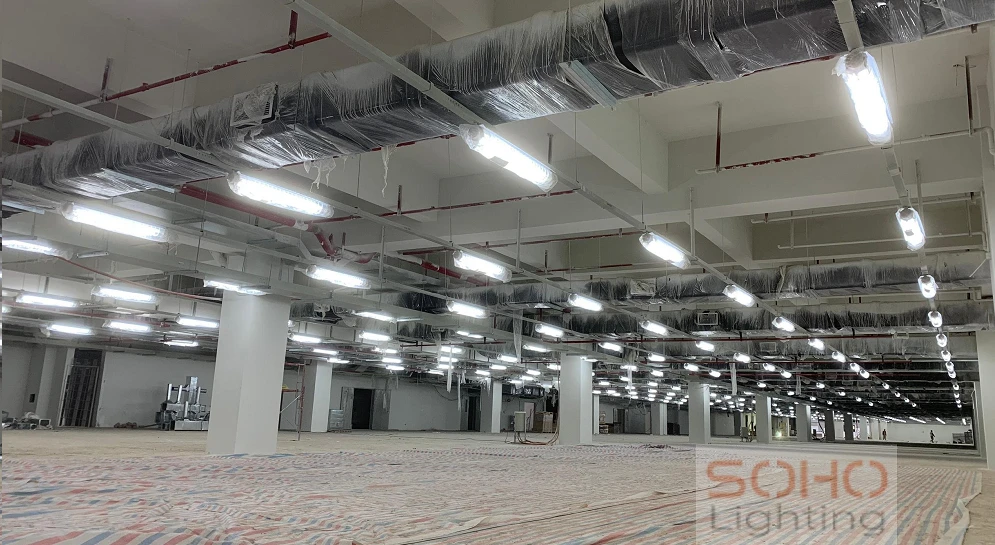 Thi công đèn nhà xưởng tại Bắc Giang